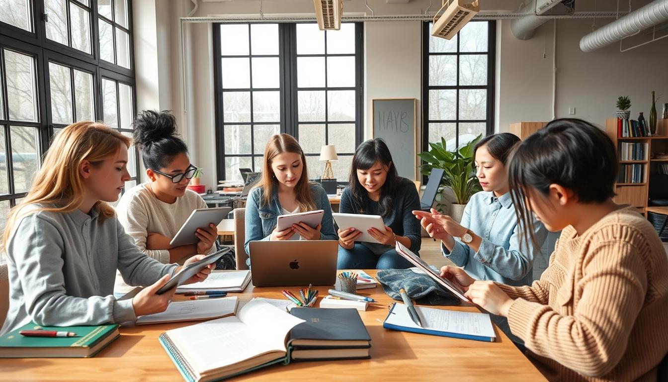 University campus and academic environment in Madrid